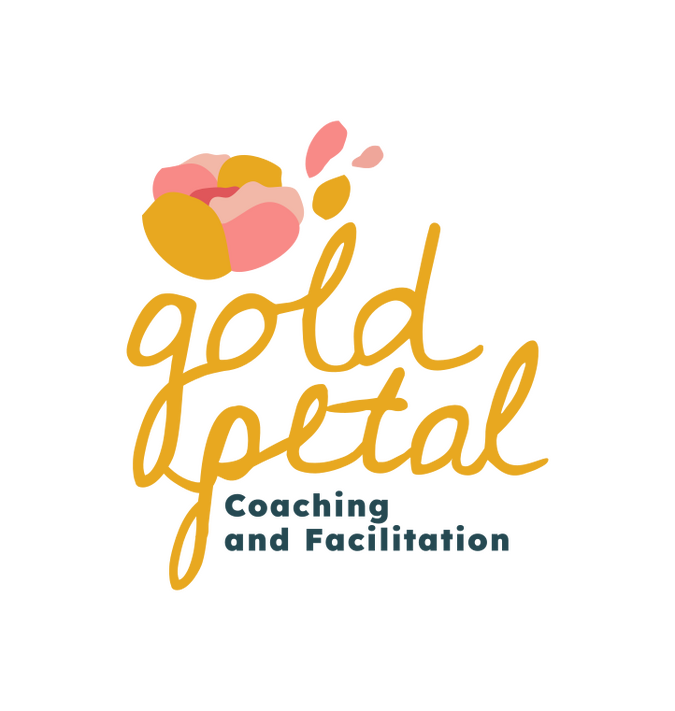 Gold Petal Logo - Peony